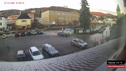 Střed obce Rokytnice nad Jizerou