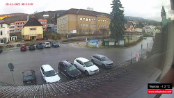 Střed obce Rokytnice nad Jizerou