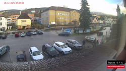 Střed obce Rokytnice nad Jizerou