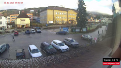 Střed obce Rokytnice nad Jizerou