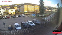 Střed obce Rokytnice nad Jizerou