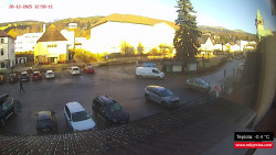 Střed obce Rokytnice nad Jizerou