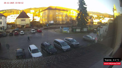 Střed obce Rokytnice nad Jizerou