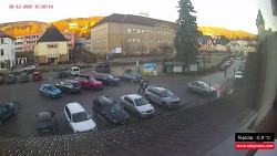 Střed obce Rokytnice nad Jizerou