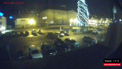 Střed obce Rokytnice nad Jizerou