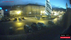 Střed obce Rokytnice nad Jizerou