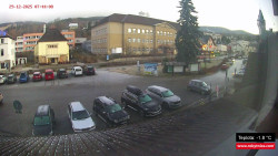 Střed obce Rokytnice nad Jizerou