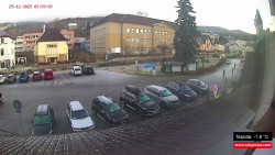 Střed obce Rokytnice nad Jizerou