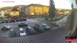 Střed obce Rokytnice nad Jizerou