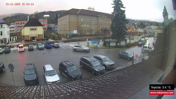 Střed obce Rokytnice nad Jizerou