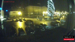 Střed obce Rokytnice nad Jizerou