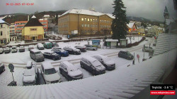 Střed obce Rokytnice nad Jizerou