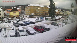 Střed obce Rokytnice nad Jizerou