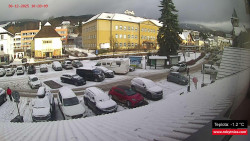 Střed obce Rokytnice nad Jizerou