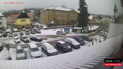 Střed obce Rokytnice nad Jizerou