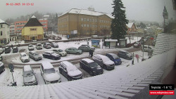 Střed obce Rokytnice nad Jizerou