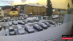 Střed obce Rokytnice nad Jizerou