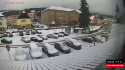 Střed obce Rokytnice nad Jizerou
