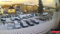 Střed obce Rokytnice nad Jizerou