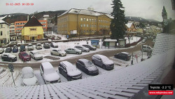 Střed obce Rokytnice nad Jizerou