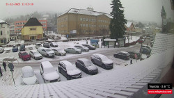 Střed obce Rokytnice nad Jizerou