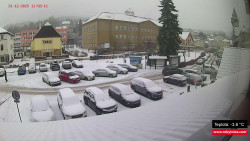 Střed obce Rokytnice nad Jizerou