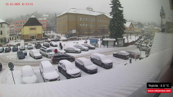 Střed obce Rokytnice nad Jizerou