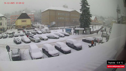 Střed obce Rokytnice nad Jizerou