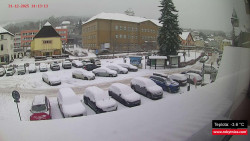 Střed obce Rokytnice nad Jizerou