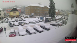 Střed obce Rokytnice nad Jizerou