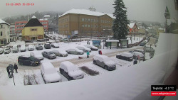 Střed obce Rokytnice nad Jizerou