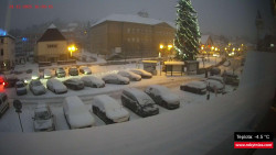 Střed obce Rokytnice nad Jizerou