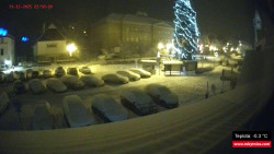 Střed obce Rokytnice nad Jizerou