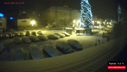 Střed obce Rokytnice nad Jizerou