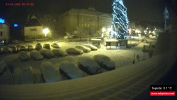 Střed obce Rokytnice nad Jizerou