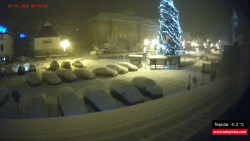 Střed obce Rokytnice nad Jizerou