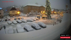 Střed obce Rokytnice nad Jizerou