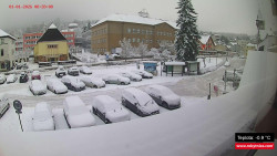 Střed obce Rokytnice nad Jizerou