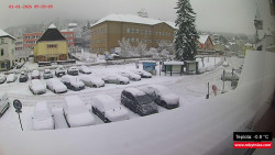 Střed obce Rokytnice nad Jizerou