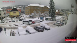 Střed obce Rokytnice nad Jizerou