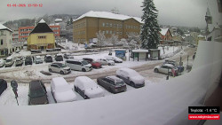 Střed obce Rokytnice nad Jizerou