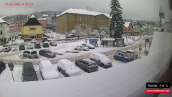 Střed obce Rokytnice nad Jizerou