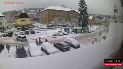 Střed obce Rokytnice nad Jizerou