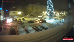 Střed obce Rokytnice nad Jizerou