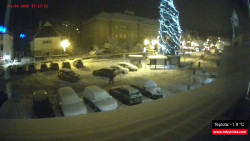 Střed obce Rokytnice nad Jizerou