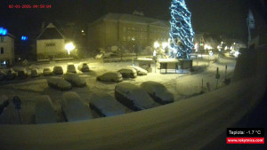 Město Rokytnice nad Jizerou - Střed obce Rokytnice nad Jizerou - 2.1.2026 v 05:00 Město Rokytnice nad Jizerou - Střed obce Rokytnice nad Jizerou - 2.1.2026 v 05:00