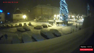 Město Rokytnice nad Jizerou - Střed obce Rokytnice nad Jizerou - 2.1.2026 v 05:15 Město Rokytnice nad Jizerou - Střed obce Rokytnice nad Jizerou - 2.1.2026 v 05:15