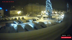 Střed obce Rokytnice nad Jizerou