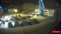 Střed obce Rokytnice nad Jizerou