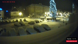 Střed obce Rokytnice nad Jizerou